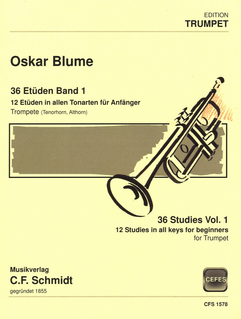Blume, 36 Etuden, 1: 12 Etuden (C.F.Schmidt)