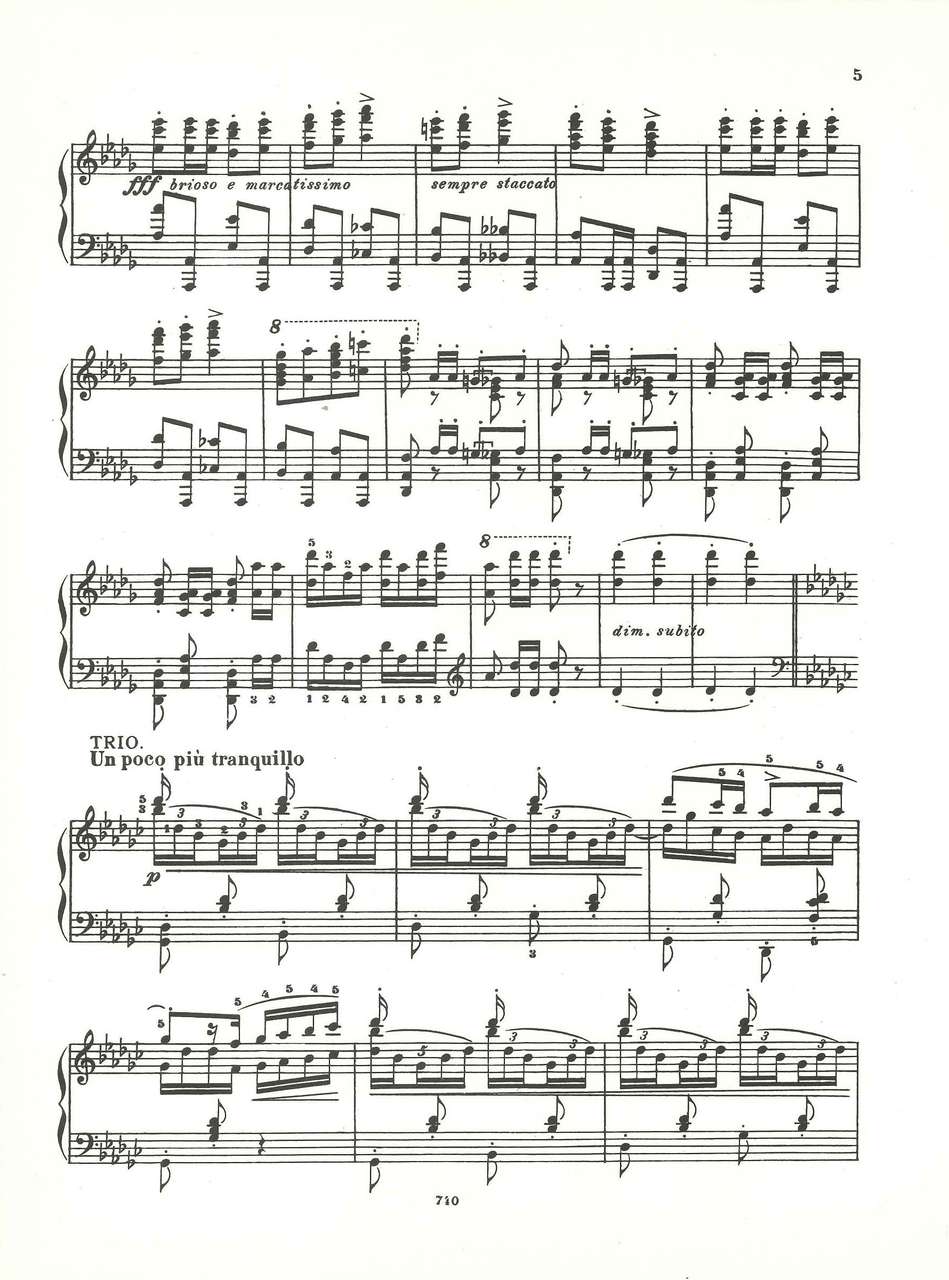 Schubert, Marcha militar No. 1 (Tausig) (Boileau)