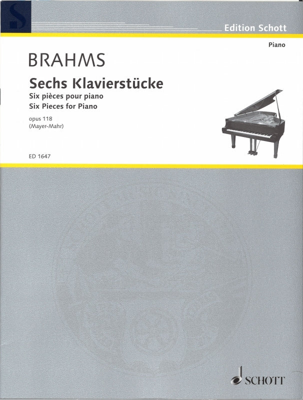 Brahms, Klavierstucke op. 118 (Schott)