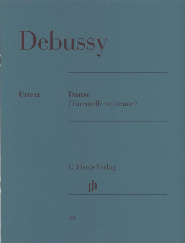 Debussy, Danse: Tarentelle Styrienne (Henle)