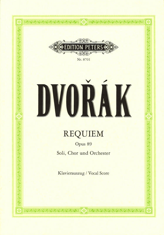 Dvorak, Requiem op. 89 B 165 (Peters)
