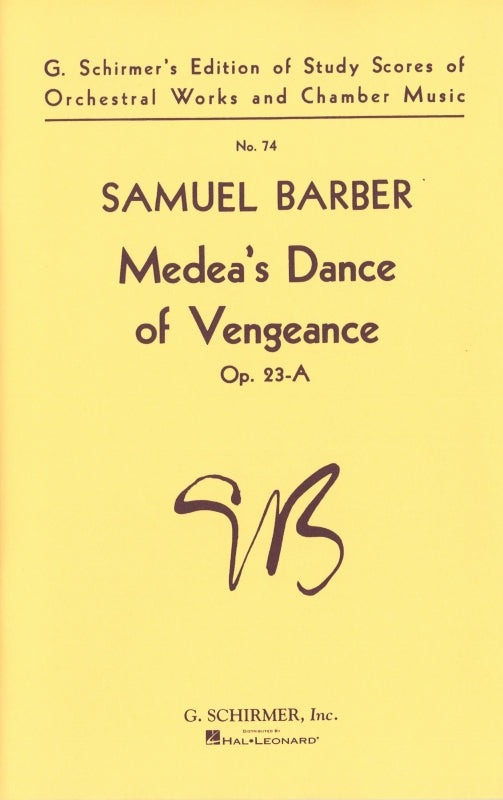 Barber, Medea's Dance: Orch.Version (G.Schirmer)