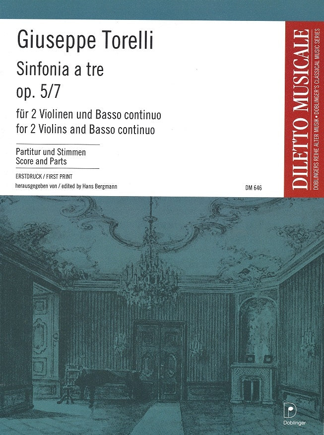 Torelli, Sinfonia op. 5/7 (2Vn,Bc) (Doblinger)