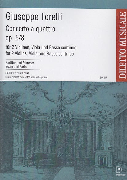 Torelli, Concerto op. 5/8 (2Vn,Va,Bc) (Doblinger)