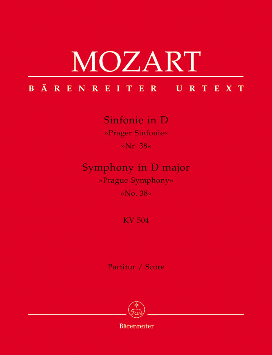 Mozart, Symphony No. 38 Prague Partitur (Barenreiter)
