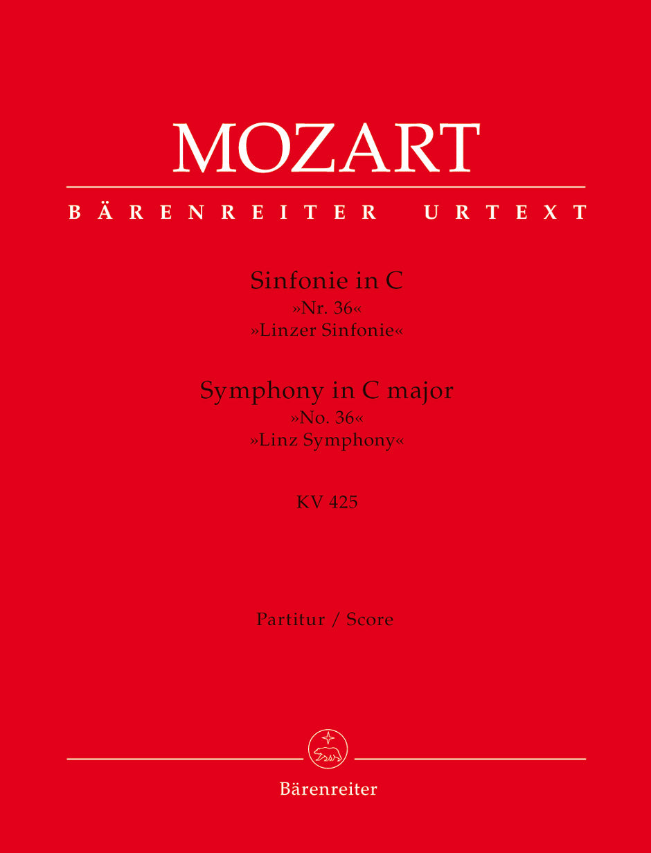Mozart, Symphony No. 36 Linz Partitur (Barenreiter)