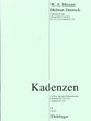Mozart/Deutsch, Kadenzen KV 313, 314,315 (Doblinger)