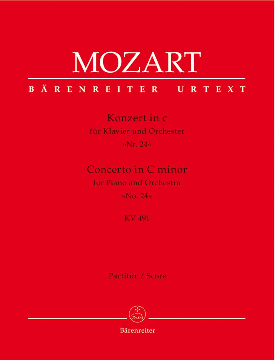 Mozart, Concerto KV 491 Full Score (Barenreiter)