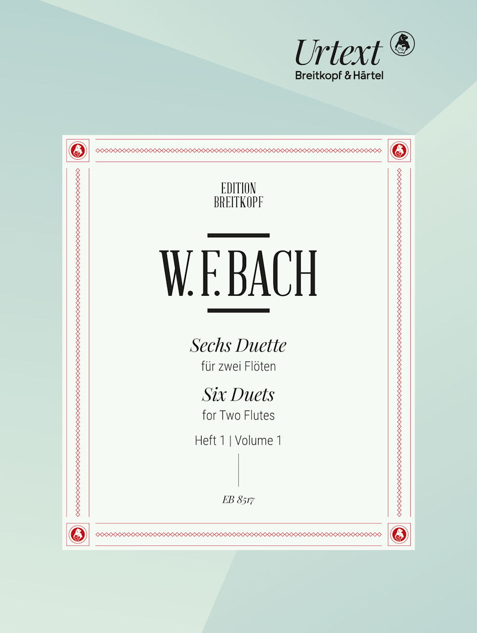 Bach,W.F., 6 Duette, 1: Nr. 1-3 (2Fl) (Breitkopf)