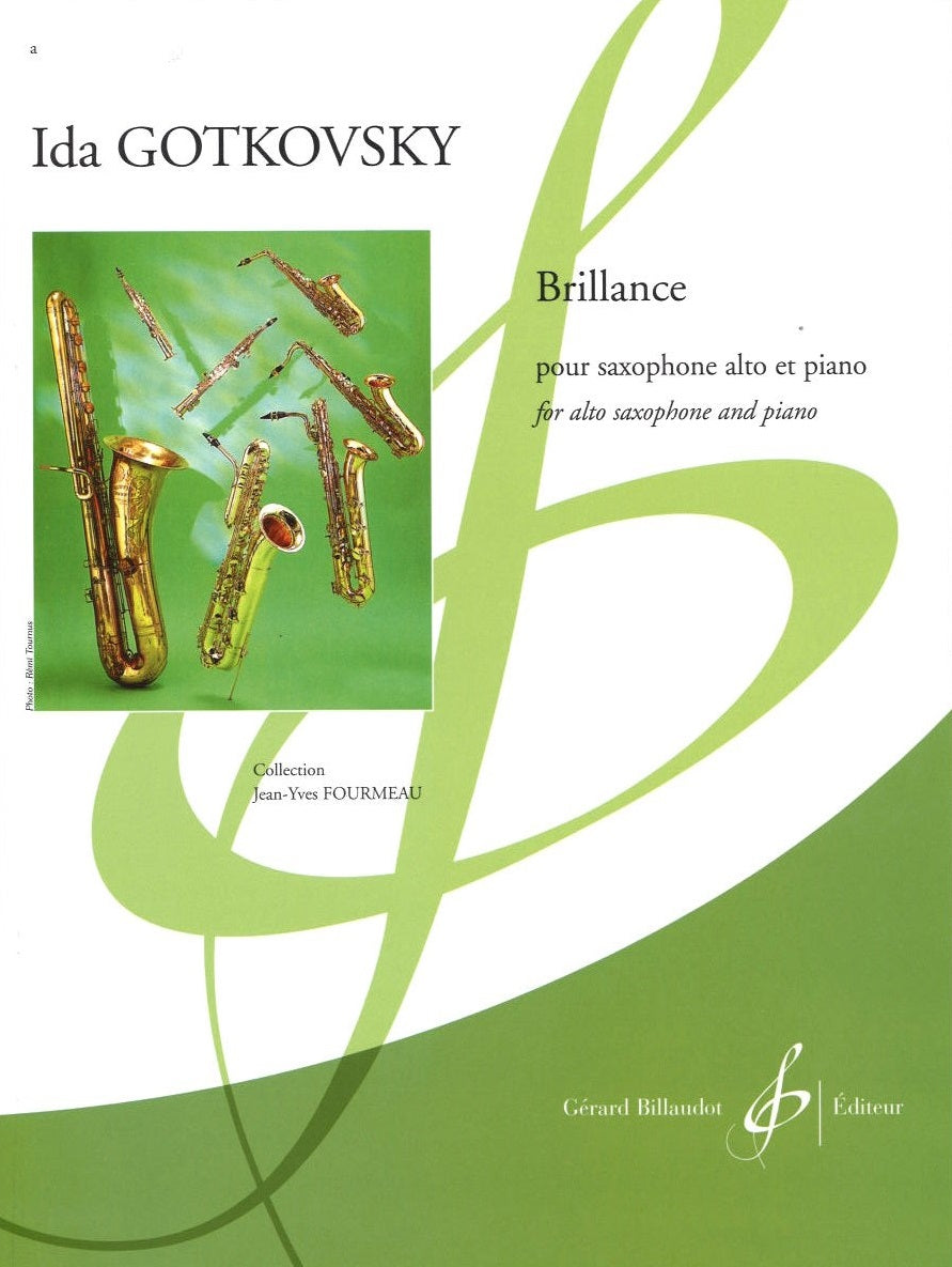 Gotkovsky, Brillance (ASax,Pf) (Billaudot)