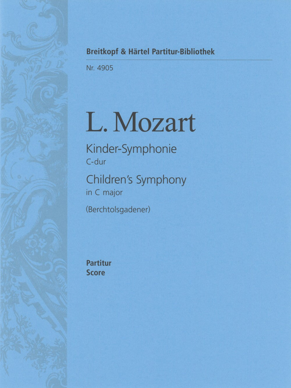 Mozart,L., Kinder Symphonie (Breitkopf)