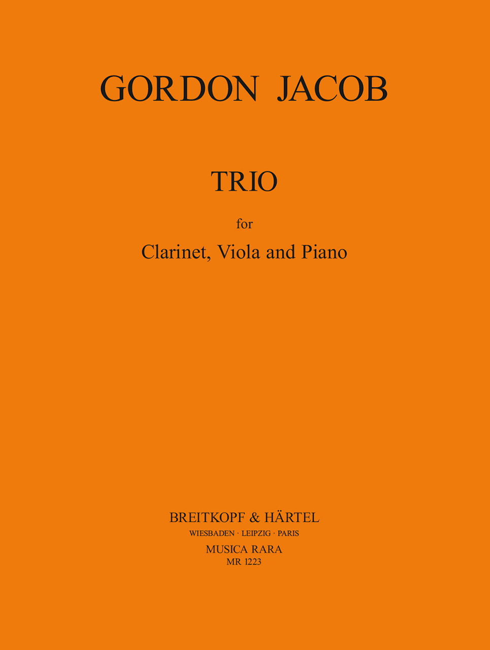 Jacob, Trio (Cl,Va,Pf) (Musica Rara)