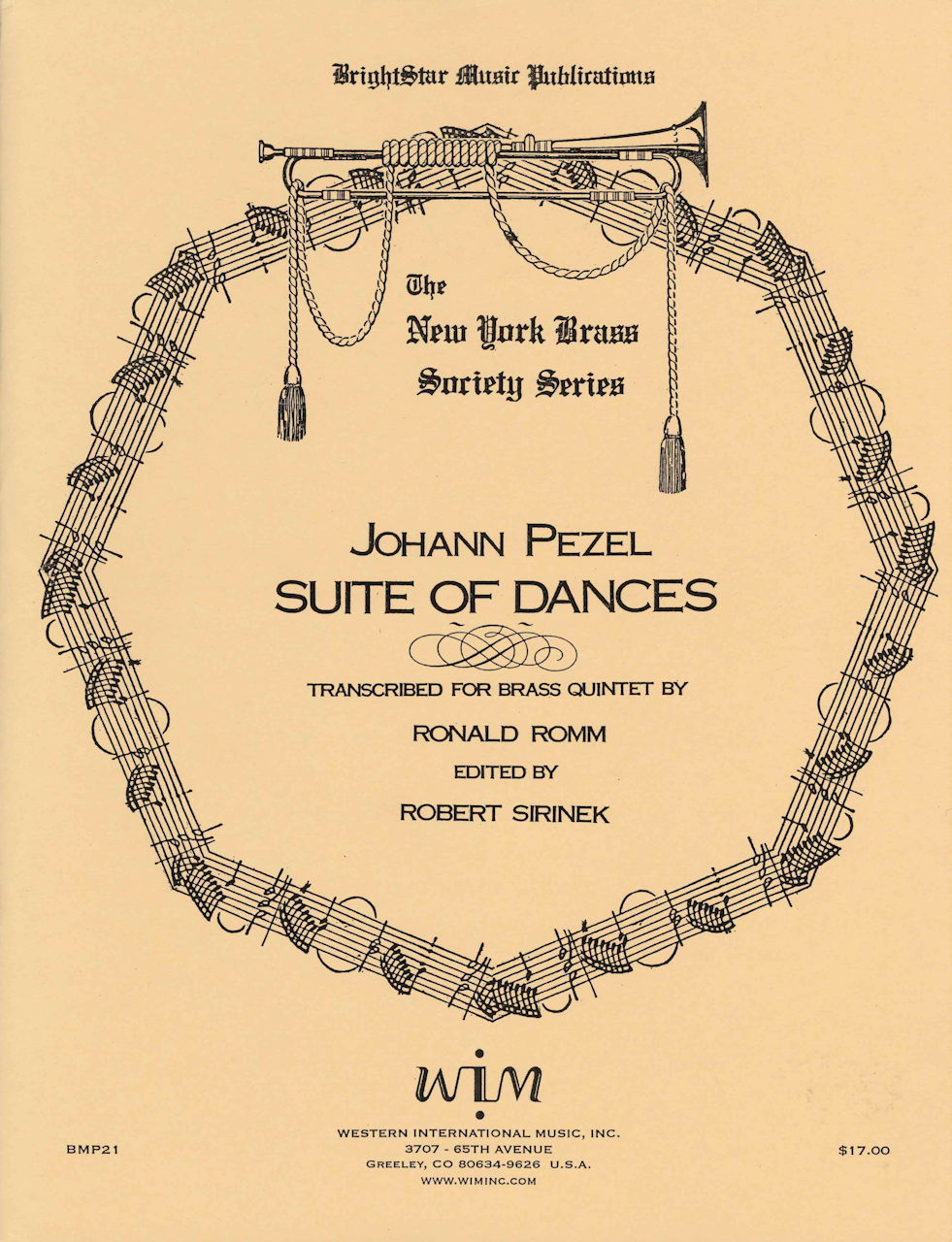 Pezel, Suite de Dances (Western International Music)