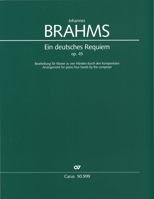 Brahms, Deutsches Requiem (Carus)