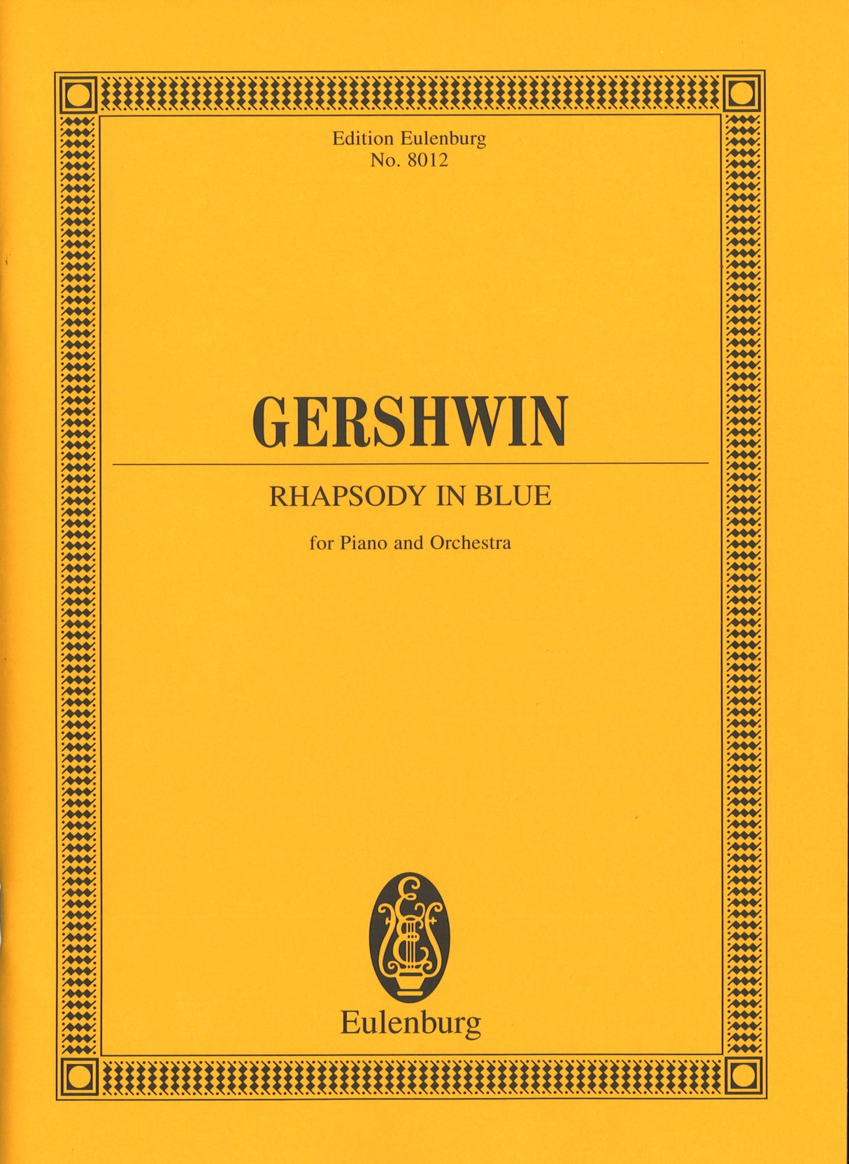 Gershwin, Rhapsody in Blue (Eulenburg)