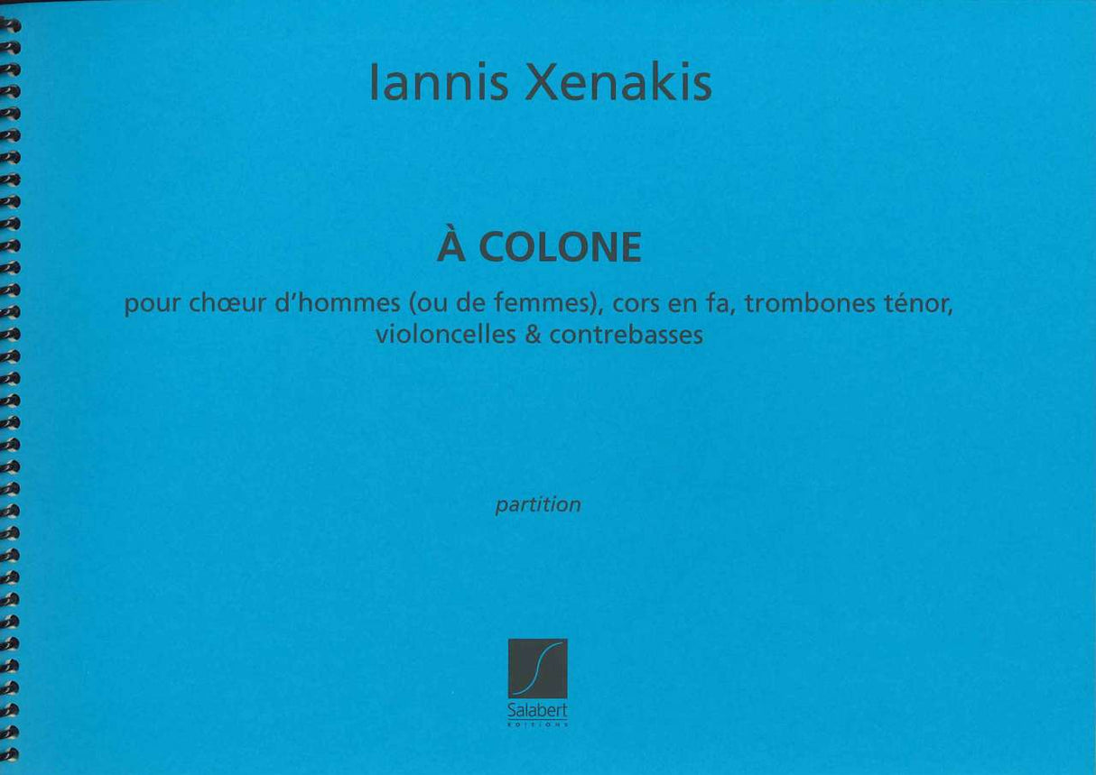 Xenakis, A colone (Salabert)