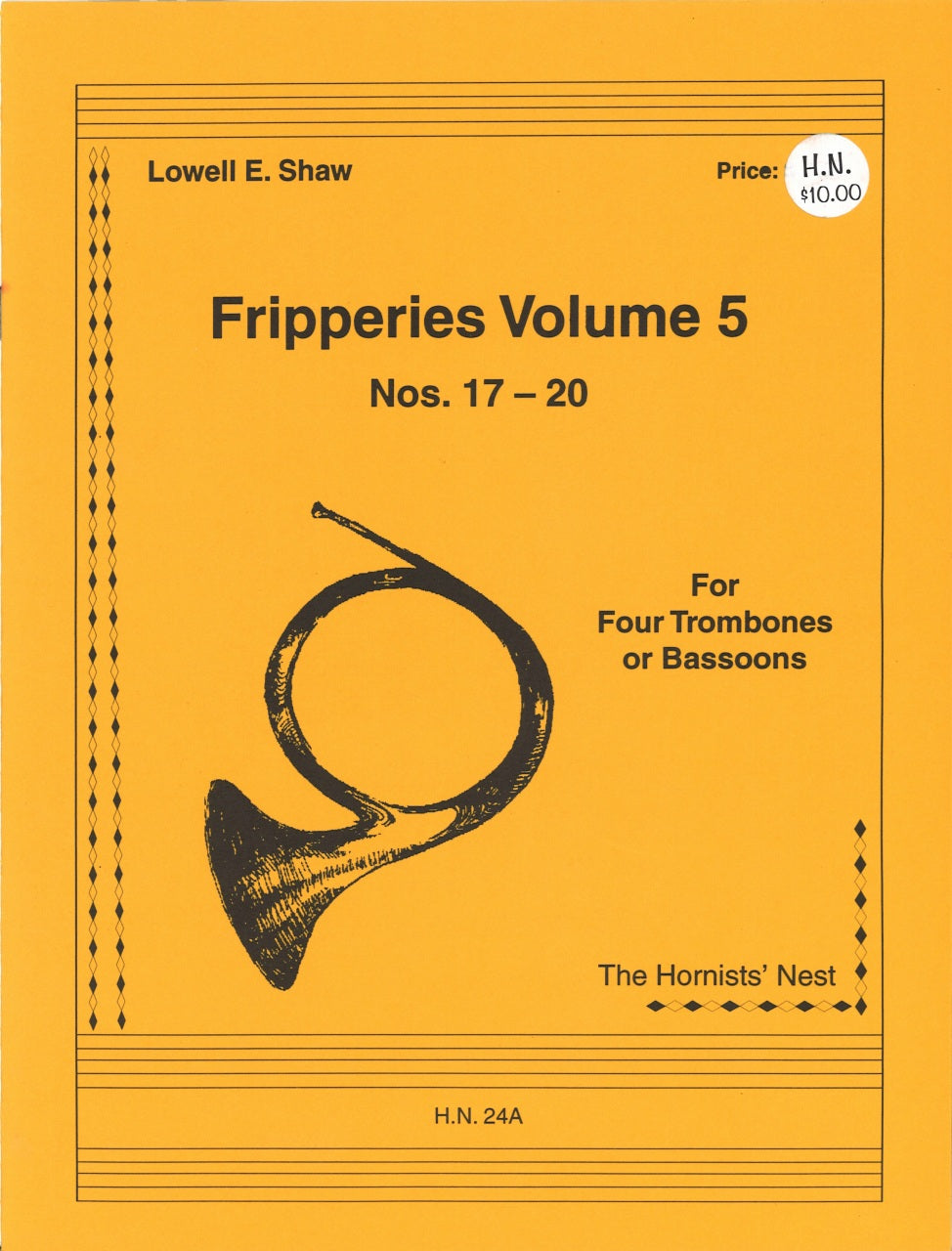 Shaw, Fripperies 5: Nos.17-20 (4Tbn) (Hornists' Nest)