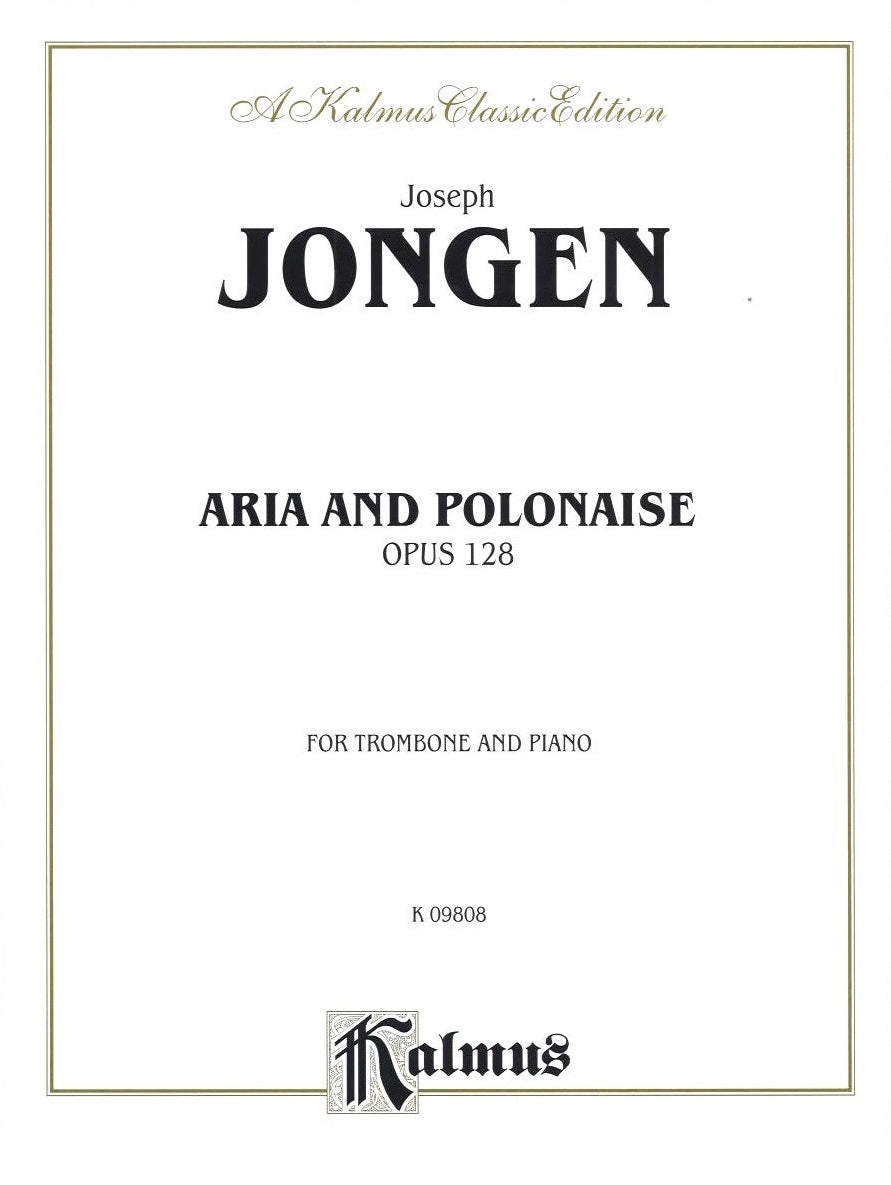 Jongen, Aria and Polonaise op. 128 (Kalmus/Alfred)