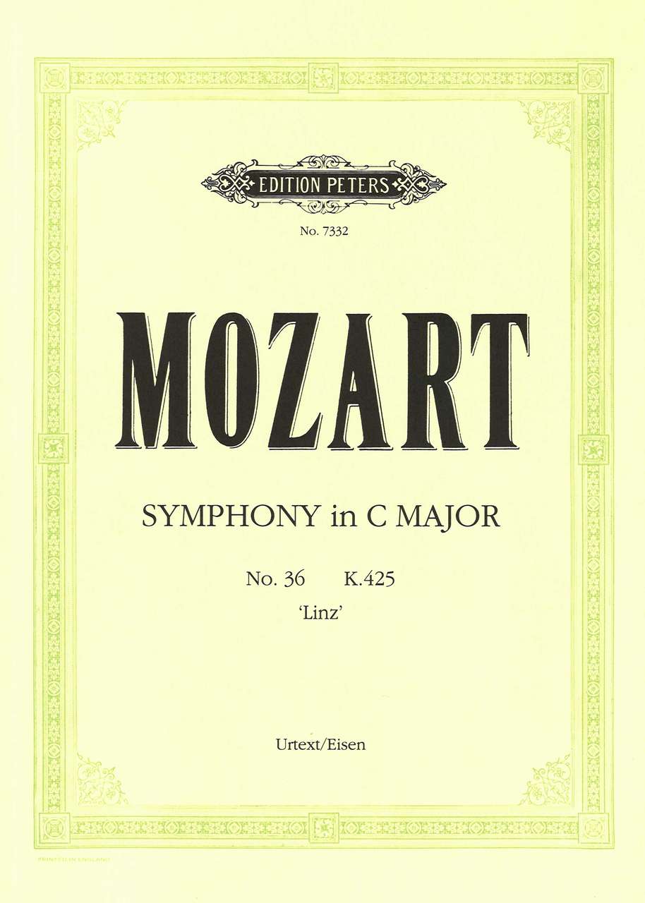 Mozart, Symphony No. 36 KV 425 'Linz' (Peters)