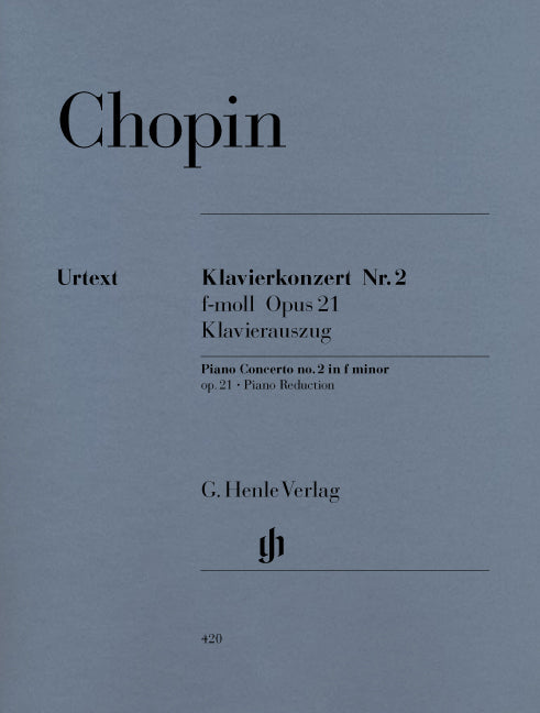 Chopin, Concerto No. 2 (2-Pf Reduction) (Henle)