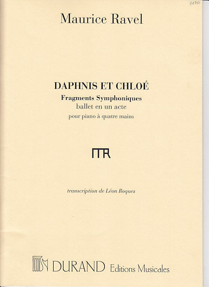 Ravel, Daphnis Fragments sym = 1re Suite (Durand)