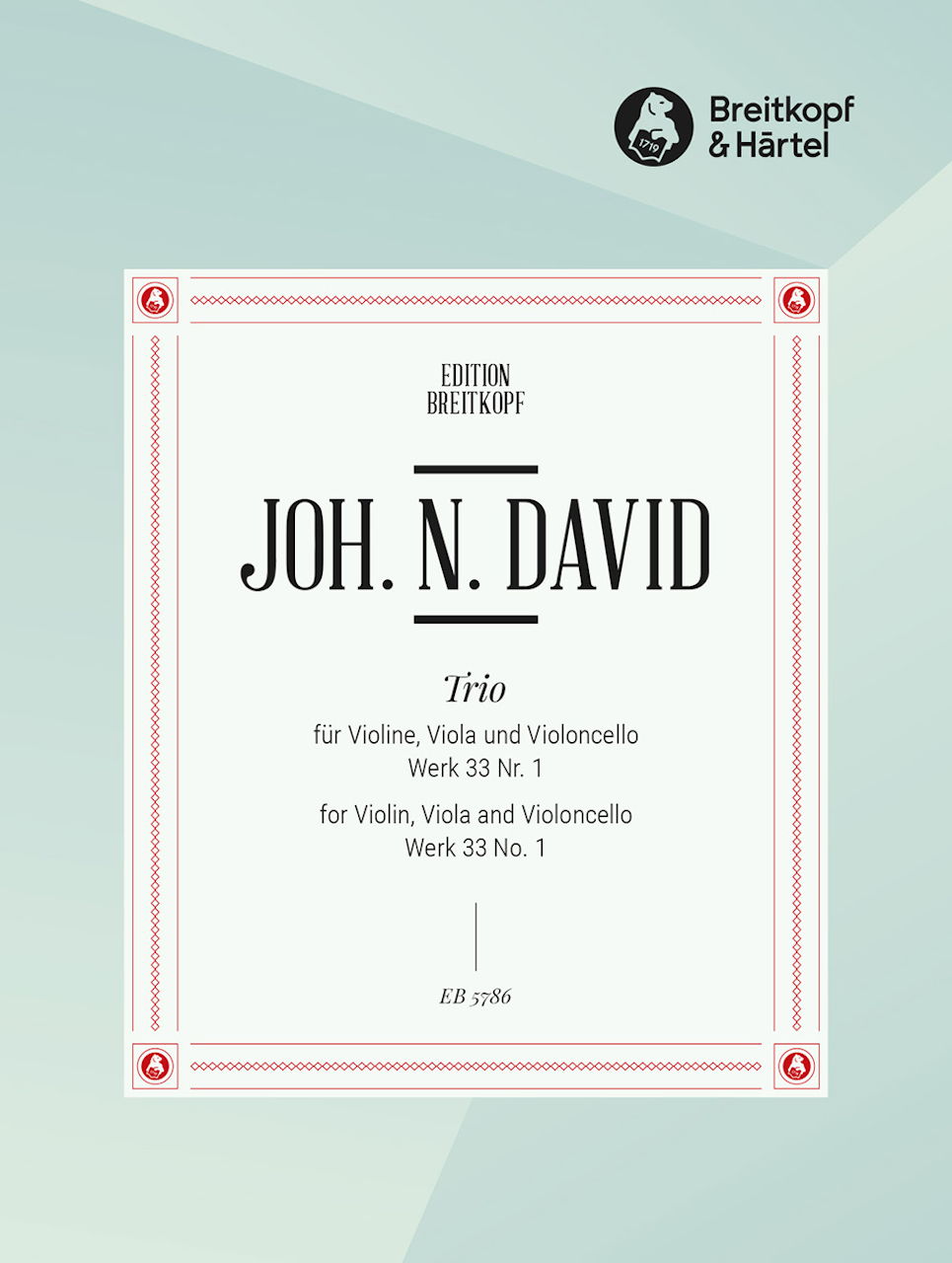 David, Trio op. 33/1 (Vn,Va,Vc) (Breitkopf)