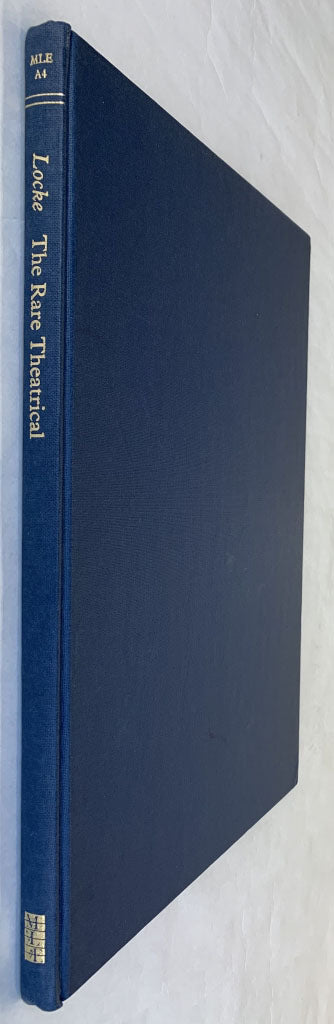 Locke, Rare Theatrical(MLE A/4) (Stainer & Bell)