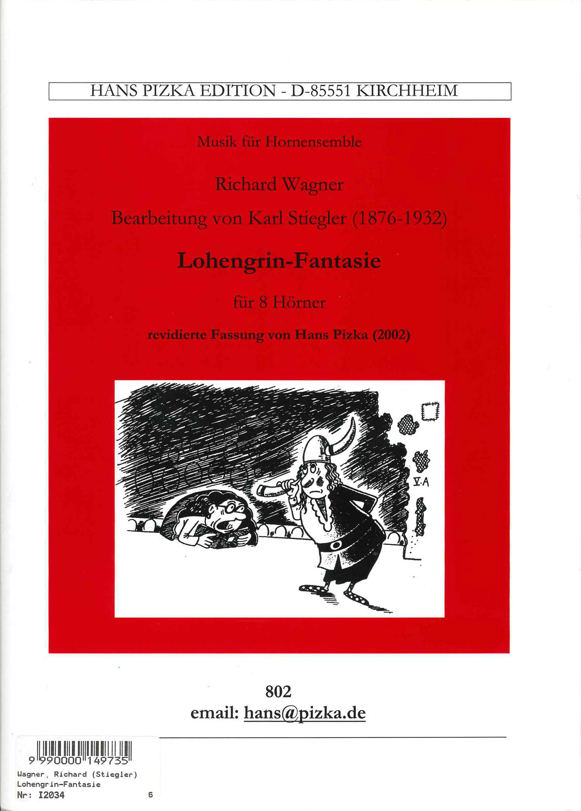 Wagner/Stiegler, Lohengrin-Fantasie(8Hn) (Pizka)