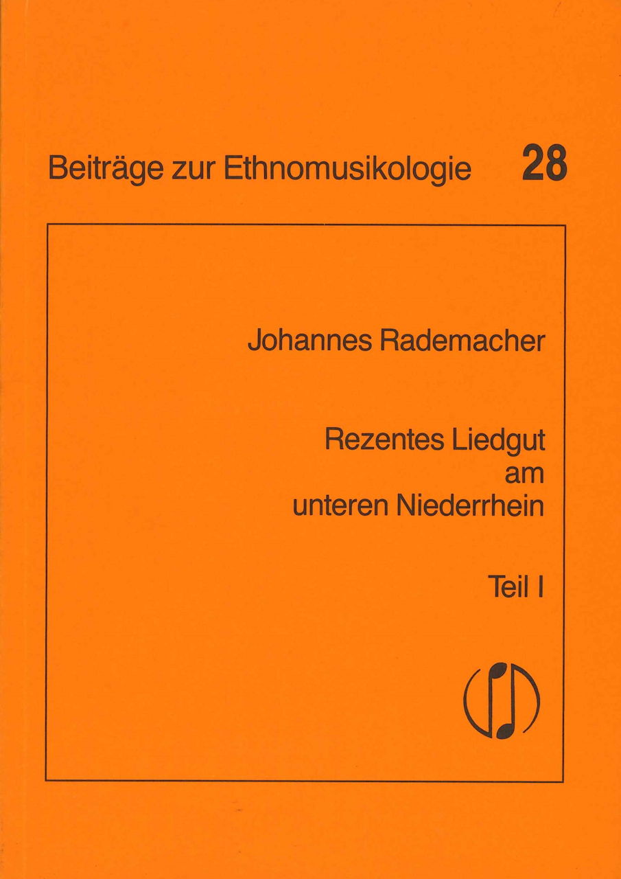 Rezentes Liedgut am unteren Niederr.(2V) (K.D.Wagner)