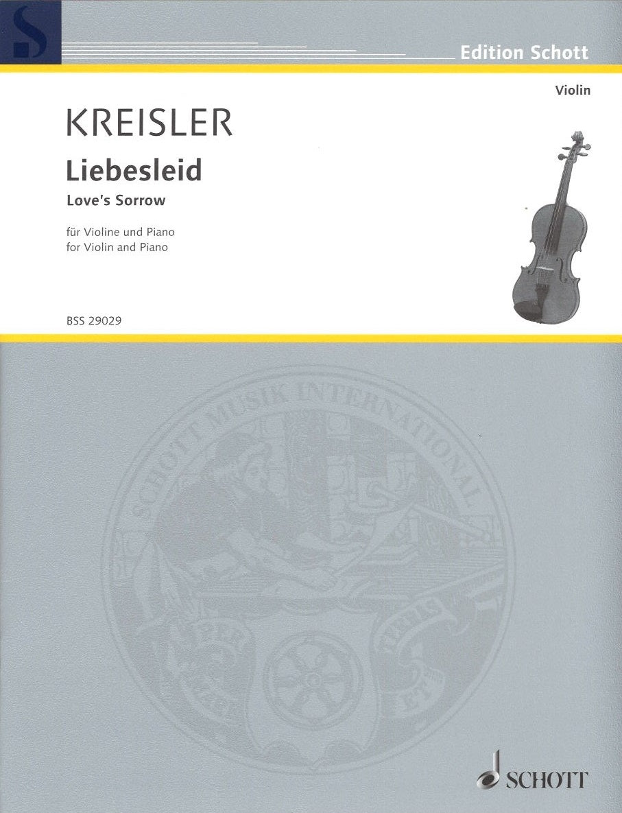 Kreisler, Liebesleid (Schott)