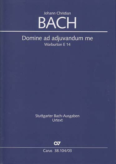 Bach,J.C., Domine ad Adjuvandum me (Carus)