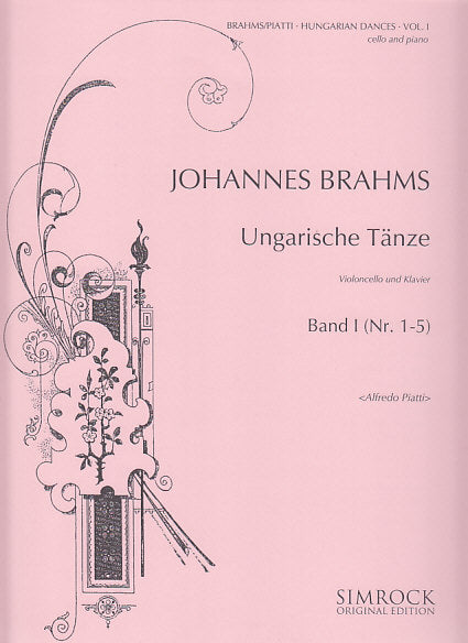 Brahms, Ungarische Tanze 1-5 (Piatti) (Simrock)