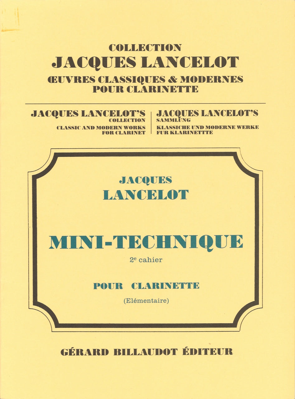 Lancelot, Mini-Technique 2 (Billaudot)