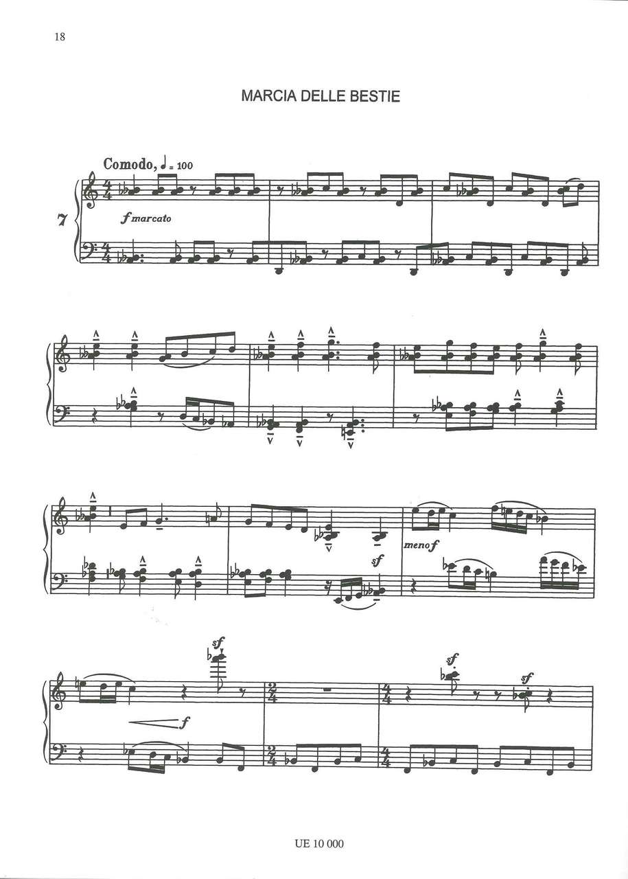 Bartok, 9 Kleine Klavierstucke, 1 (Universal)