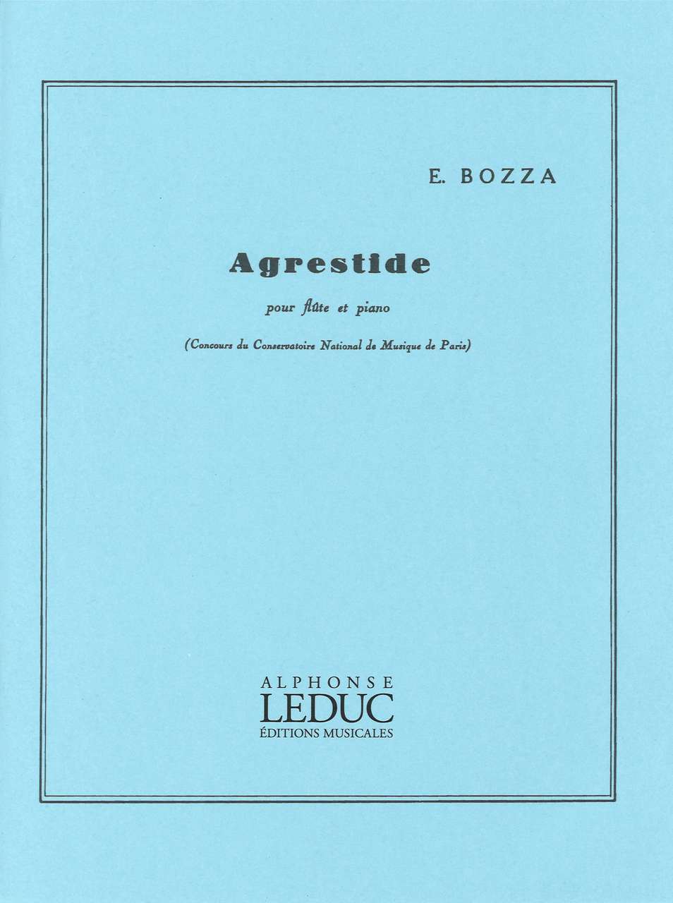 Bozza, Agrestide op. 44 (Leduc)