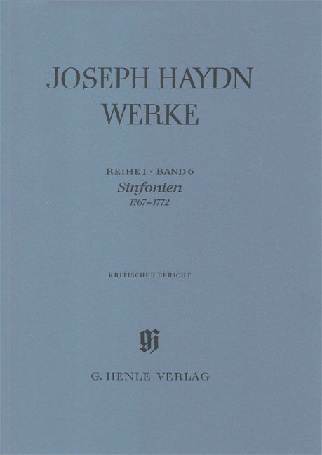 Joseph Haydn Werke 1/6, KB (Henle)