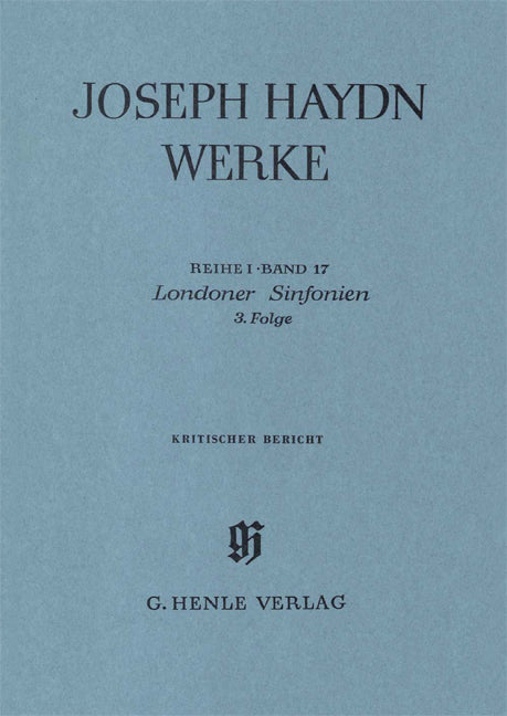 Joseph Haydn Werke 1/17, KB (Henle)