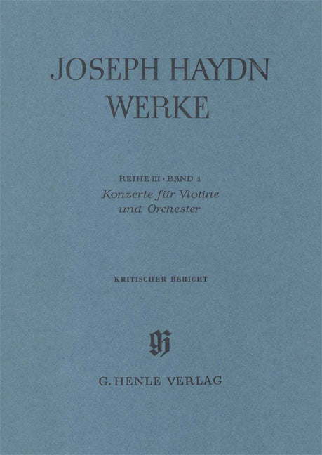 Haydn Werke 3/1, KB (Henle)