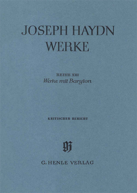 Haydn Werke 13, KB (Henle)