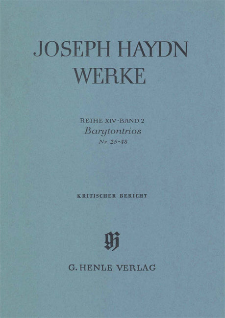 Joseph Haydn Werke 14/2, KB (Henle)