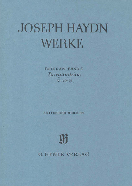 Joseph Haydn Werke 14/3, KB (Henle)