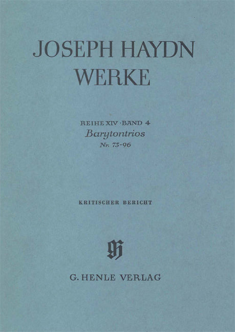 Joseph Haydn Werke 14/4, KB (Henle)