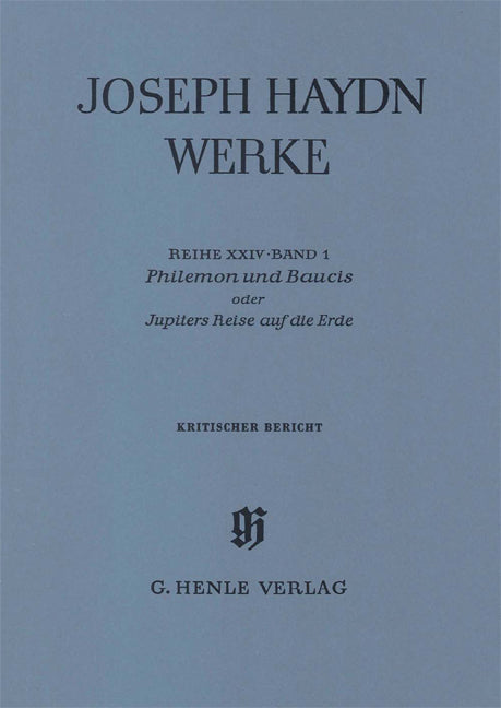 Joseph Haydn Werke 24/1, KB (Henle)