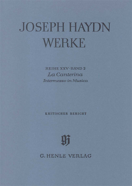 Joseph Haydn Werke 25/2, KB (Henle)