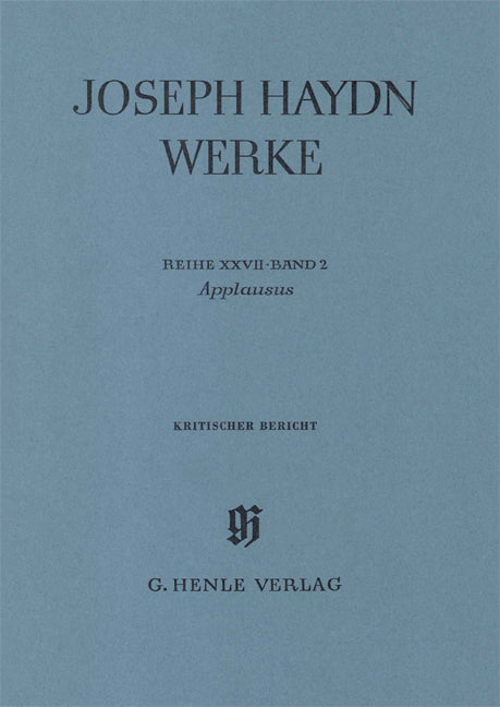 Joseph Haydn Werke 27/2, KB (Henle)