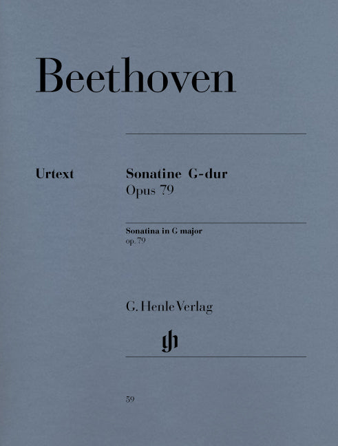Beethoven, Sonata No.25 op. 79 (Wallner) (Henle)
