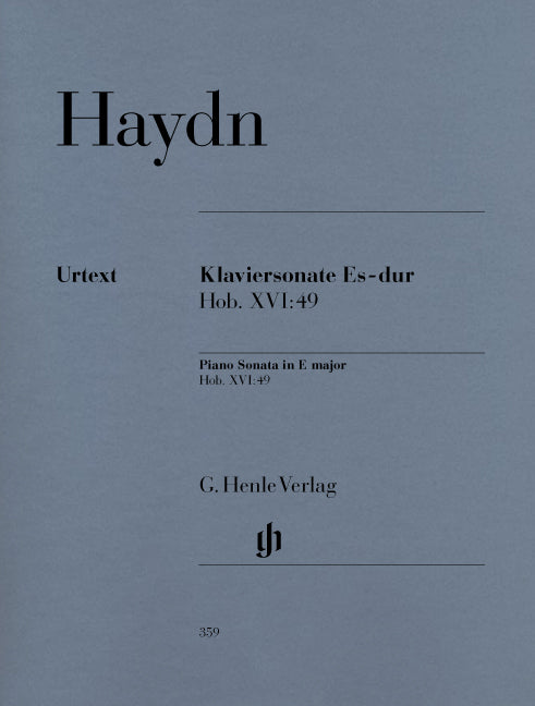 Haydn, Sonata Hob. 16/49 in Eb (Henle)