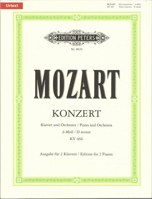 Mozart, Concerto KV 466 in d (No. 20) (Peters)