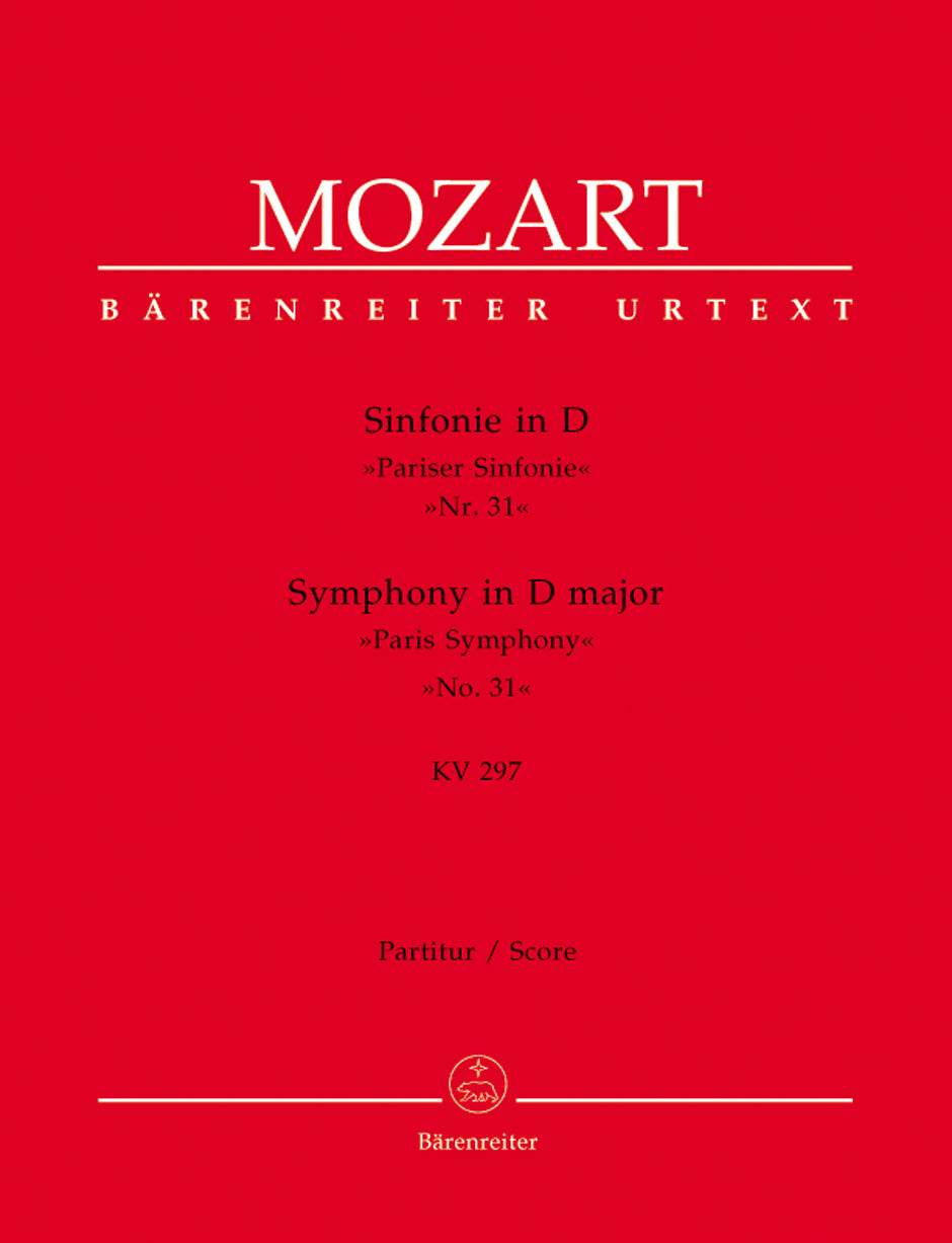 Mozart, Symphony No. 31, KV 297 'Paris' (Barenreiter)