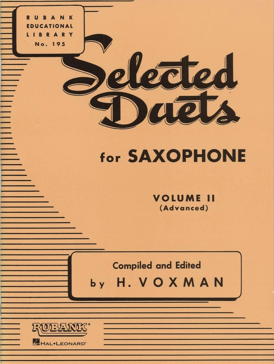 Voxman, Selected Duets for Sax 2 (Rubank)